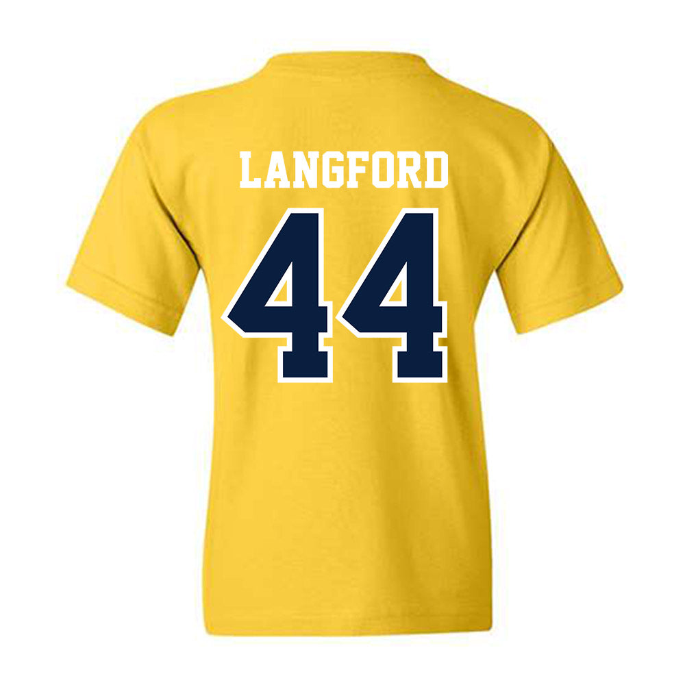 Michigan - NCAA Softball : Indiana Langford - Classic Shersey Youth T-Shirt-1