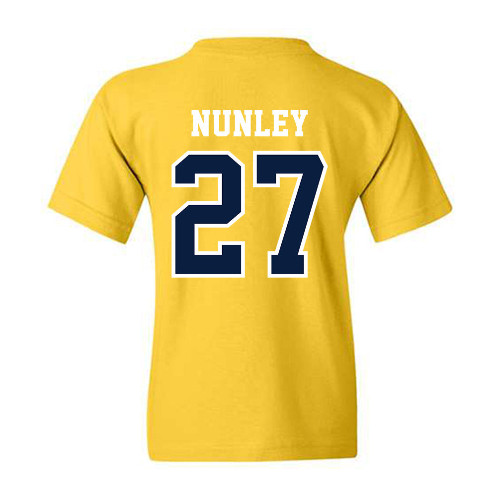 Michigan - NCAA Football : Ernest Nunley - Classic Shersey Youth T-Shirt-1