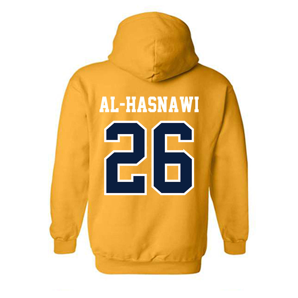 Michigan - NCAA Men's Soccer : Moshtaba Al-Hasnawi - Classic Shersey Hooded Sweatshirt-1