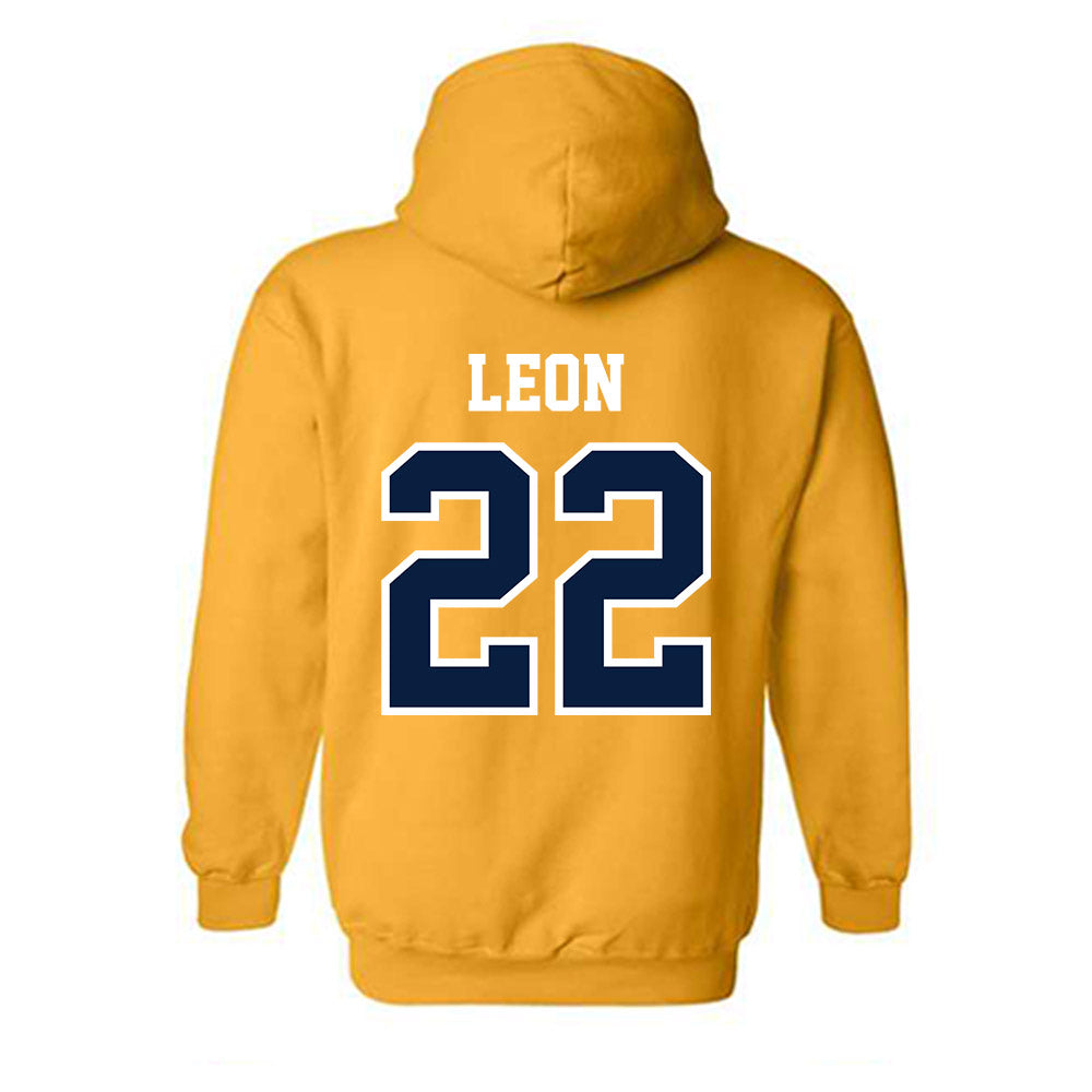 Michigan - NCAA Men's Soccer : Michael Leon - Classic Shersey Hooded Sweatshirt-1