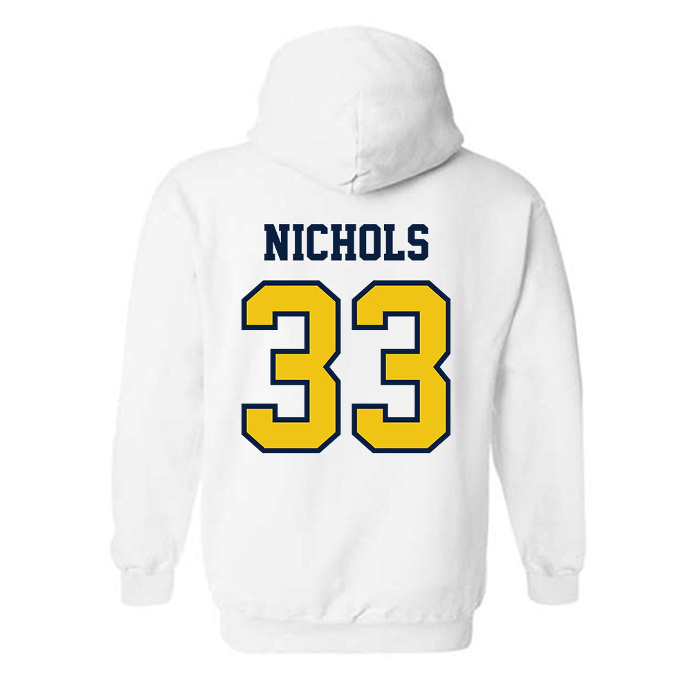Michigan - NCAA Football : Dominic Nichols - Classic Shersey Hooded Sweatshirt-1