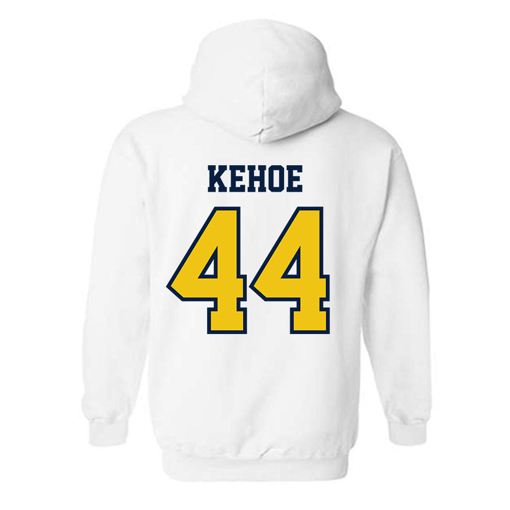 Michigan - NCAA Men's Lacrosse : Ryan Kehoe - Classic Shersey Hooded Sweatshirt-1