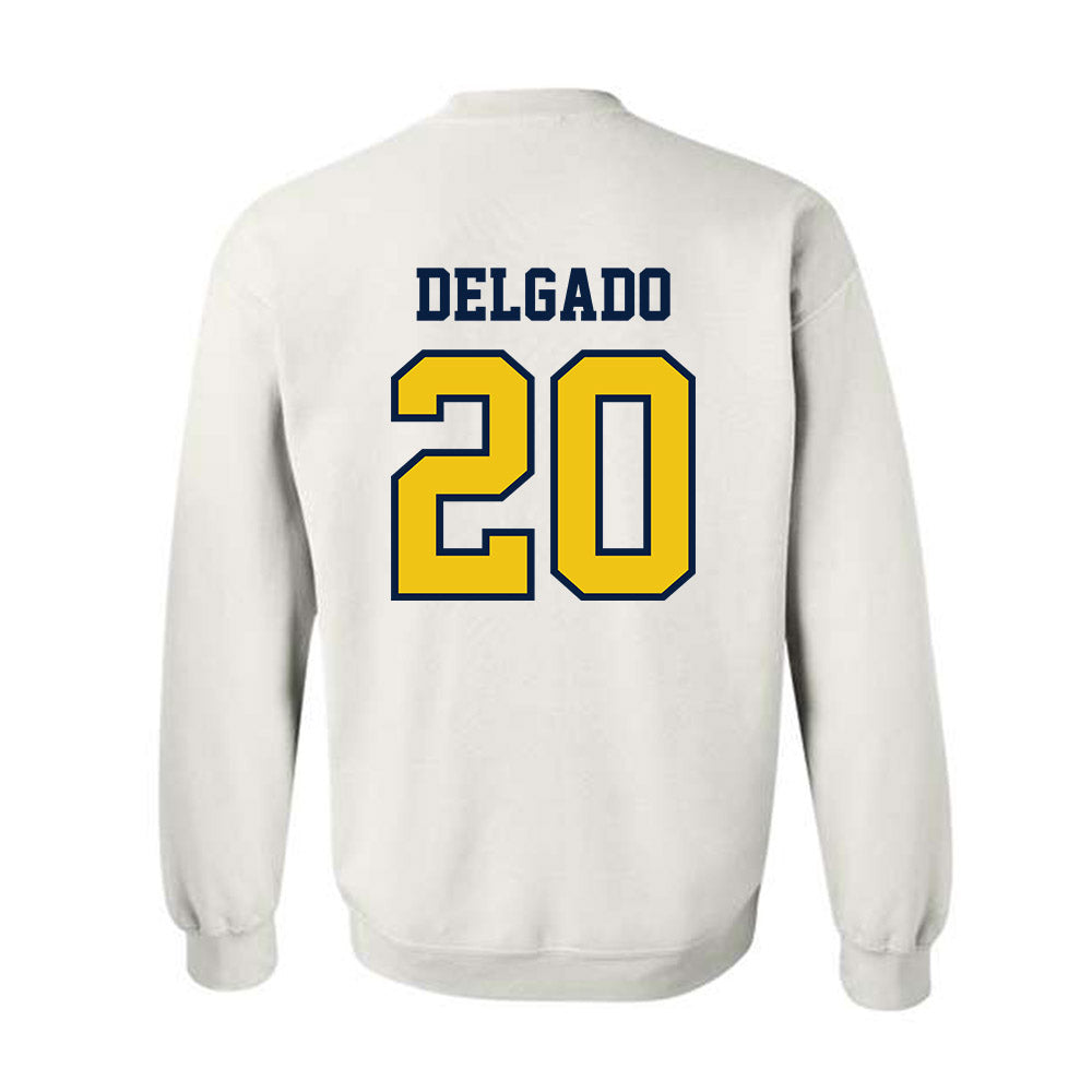 Michigan - NCAA Men's Lacrosse : Lucas Delgado - Classic Shersey Crewneck Sweatshirt-1