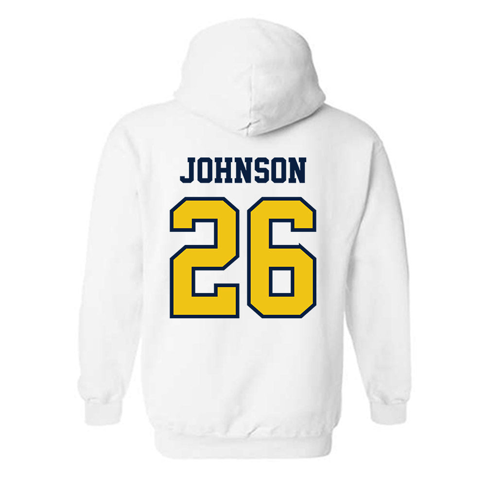 Michigan - NCAA Football : Donovan Johnson - Classic Shersey Hooded Sweatshirt-1