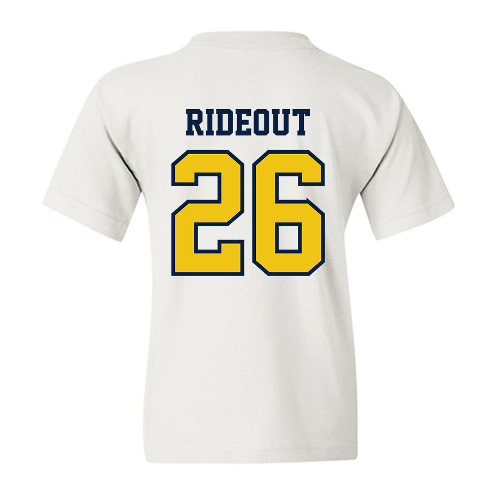 Michigan - NCAA Men's Lacrosse : Jack Rideout - Classic Shersey Youth T-Shirt-1