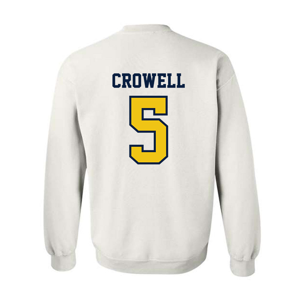 Michigan - NCAA Men's Lacrosse : Doster Crowell - Classic Shersey Crewneck Sweatshirt-1