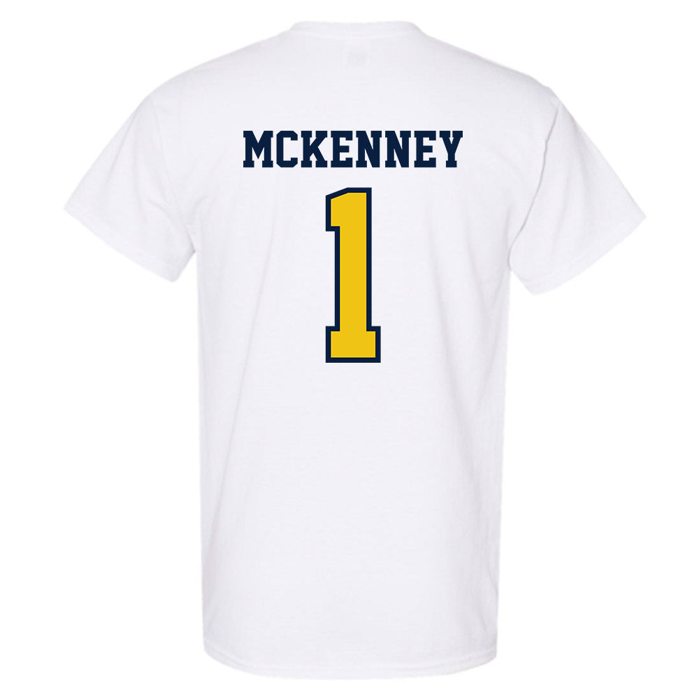 Michigan - NCAA Men's Basketball : Trey McKenney - Classic Shersey T-Shirt-1