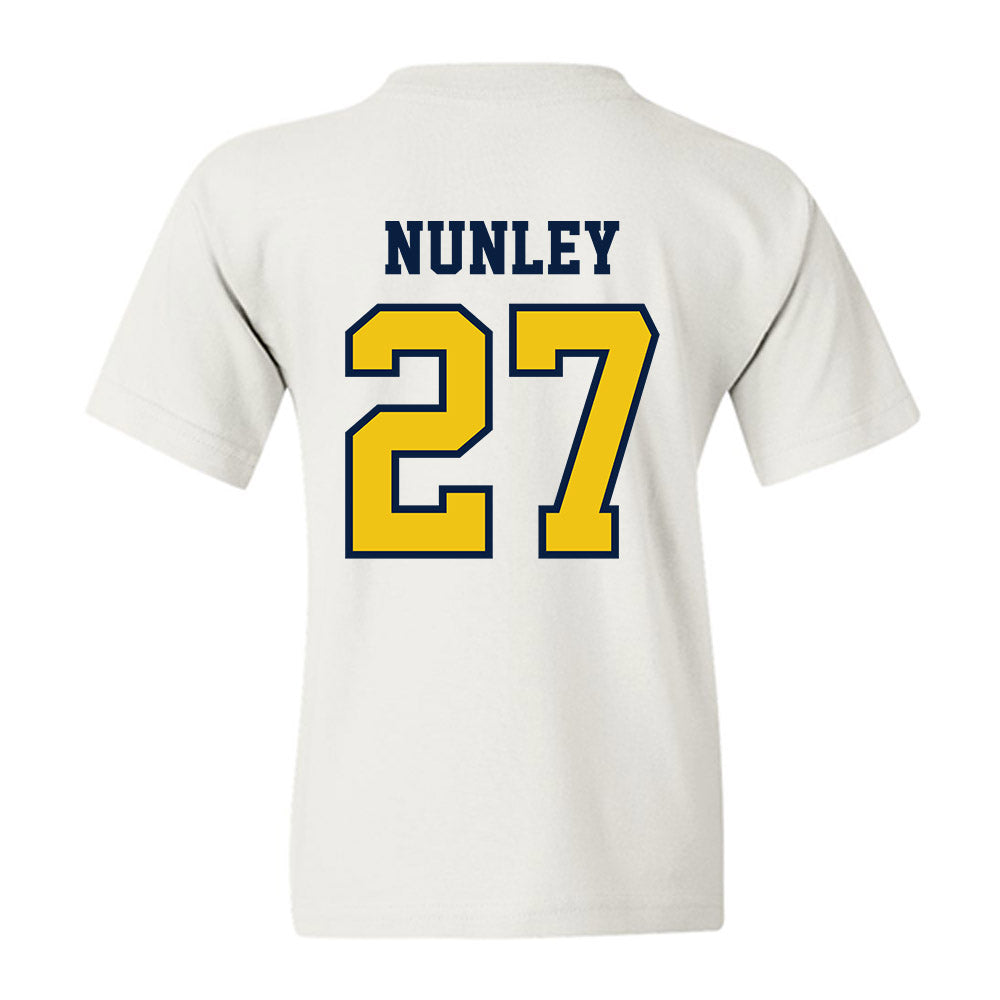 Michigan - NCAA Football : Ernest Nunley - Classic Shersey Youth T-Shirt-1