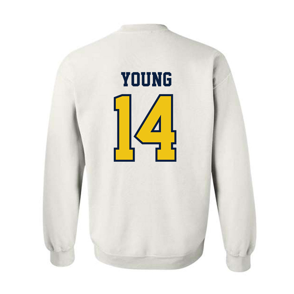 Michigan - NCAA Football : Jordan Young - Classic Shersey Crewneck Sweatshirt-1