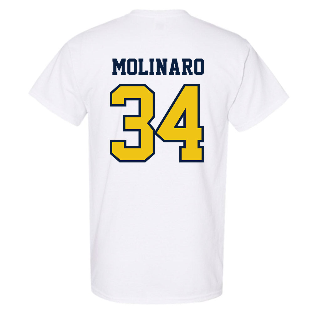Michigan - NCAA Men's Ice Hockey : Julian Molinaro - Classic Shersey T-Shirt-1