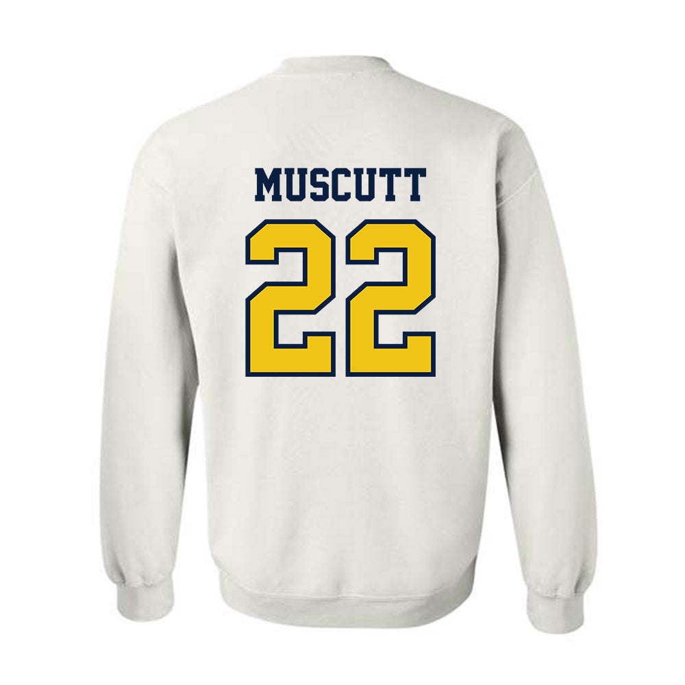 Michigan - NCAA Men's Ice Hockey : Kason Muscutt - Classic Shersey Crewneck Sweatshirt-1