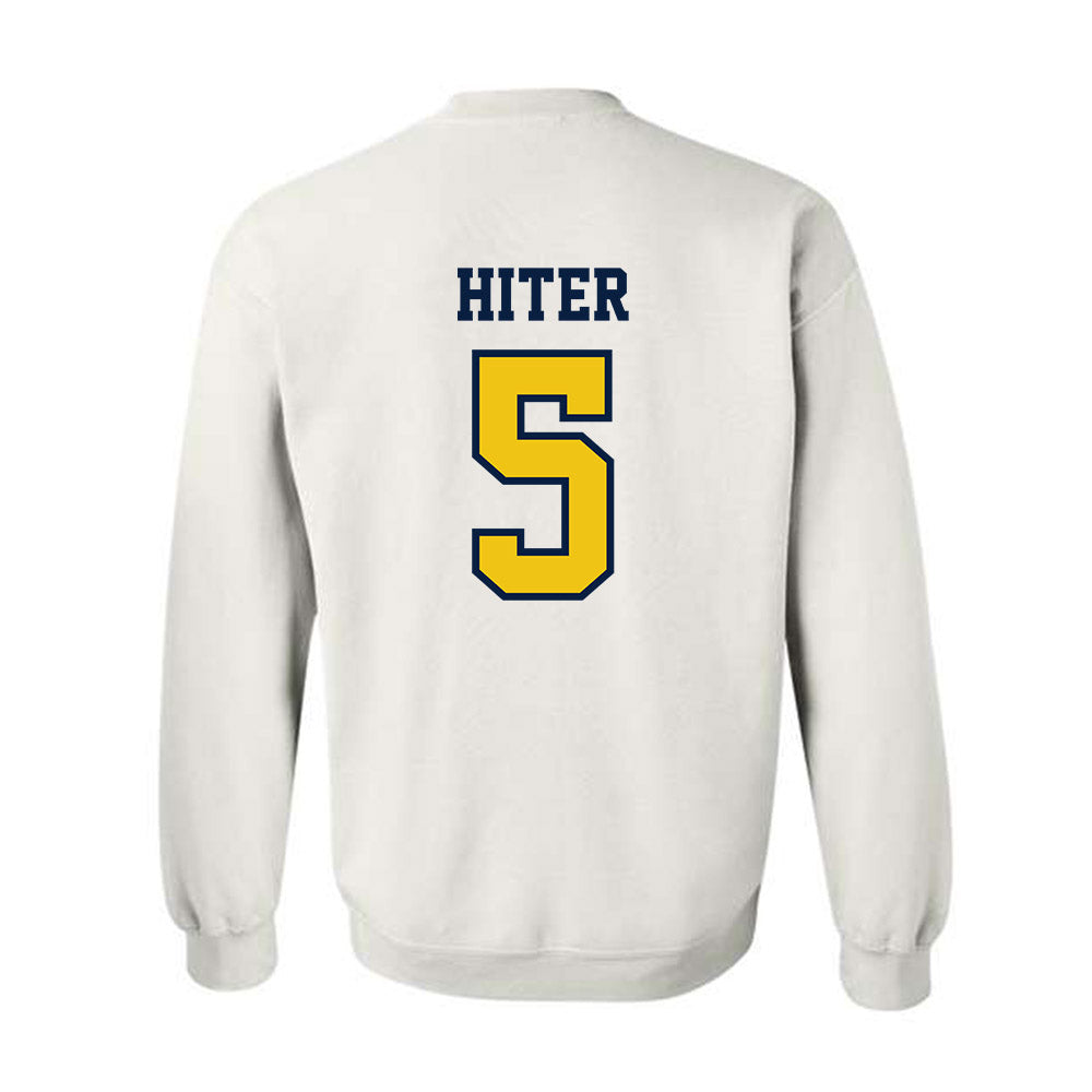 Michigan - NCAA Football : Savion Hiter - Classic Shersey Crewneck Sweatshirt-1
