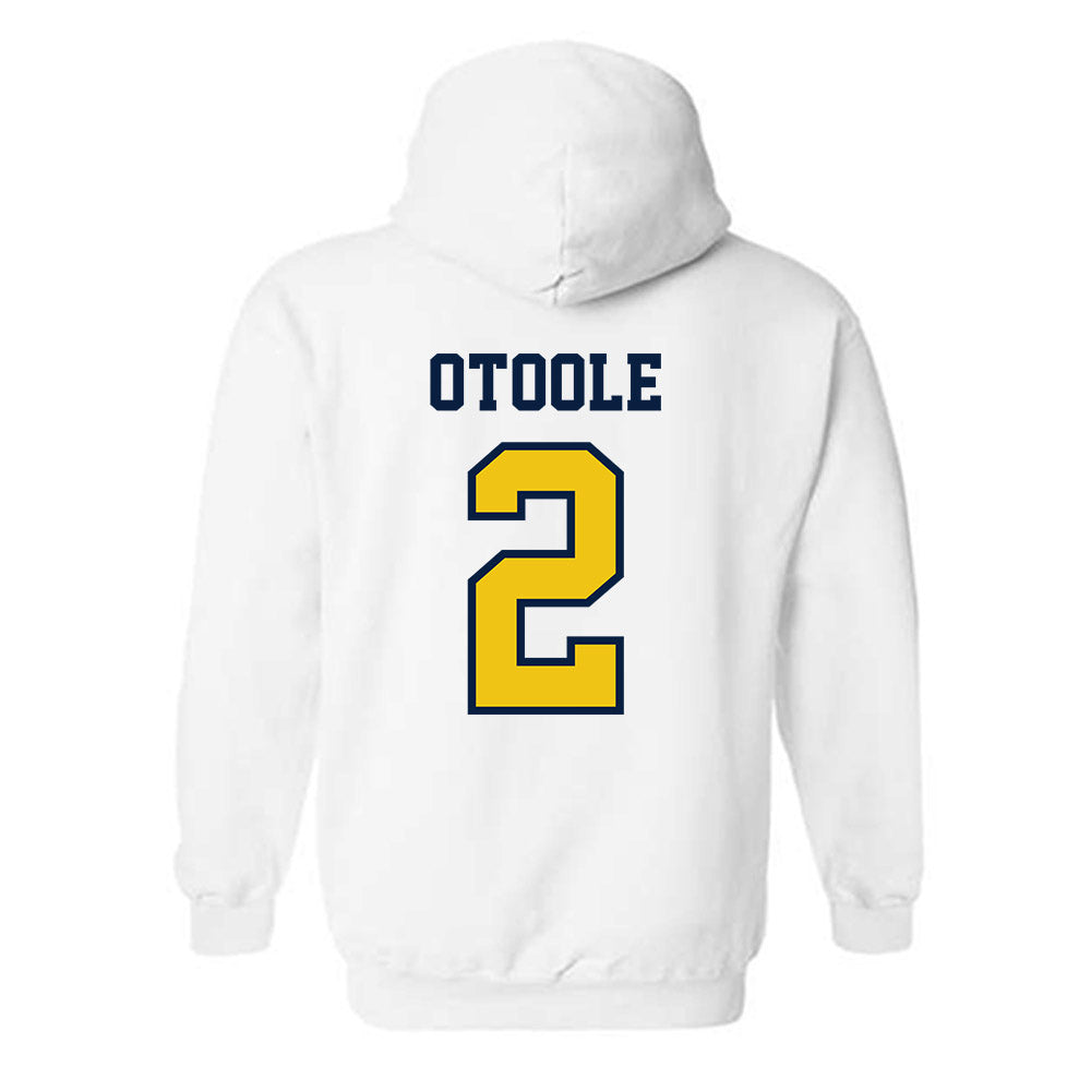 Michigan - NCAA Men's Soccer : Patrick OToole - Classic Shersey Hooded Sweatshirt-1