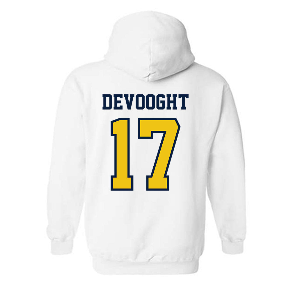 Michigan - NCAA Baseball : Gavin DeVooght - Classic Shersey Hooded Sweatshirt-1