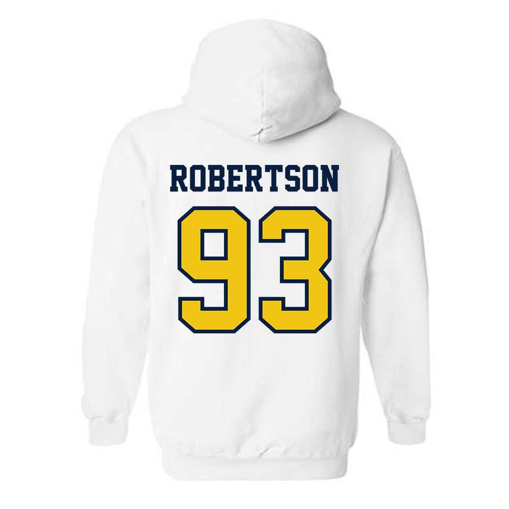 Michigan - NCAA Football : Hunter Robertson - Classic Shersey Hooded Sweatshirt-1