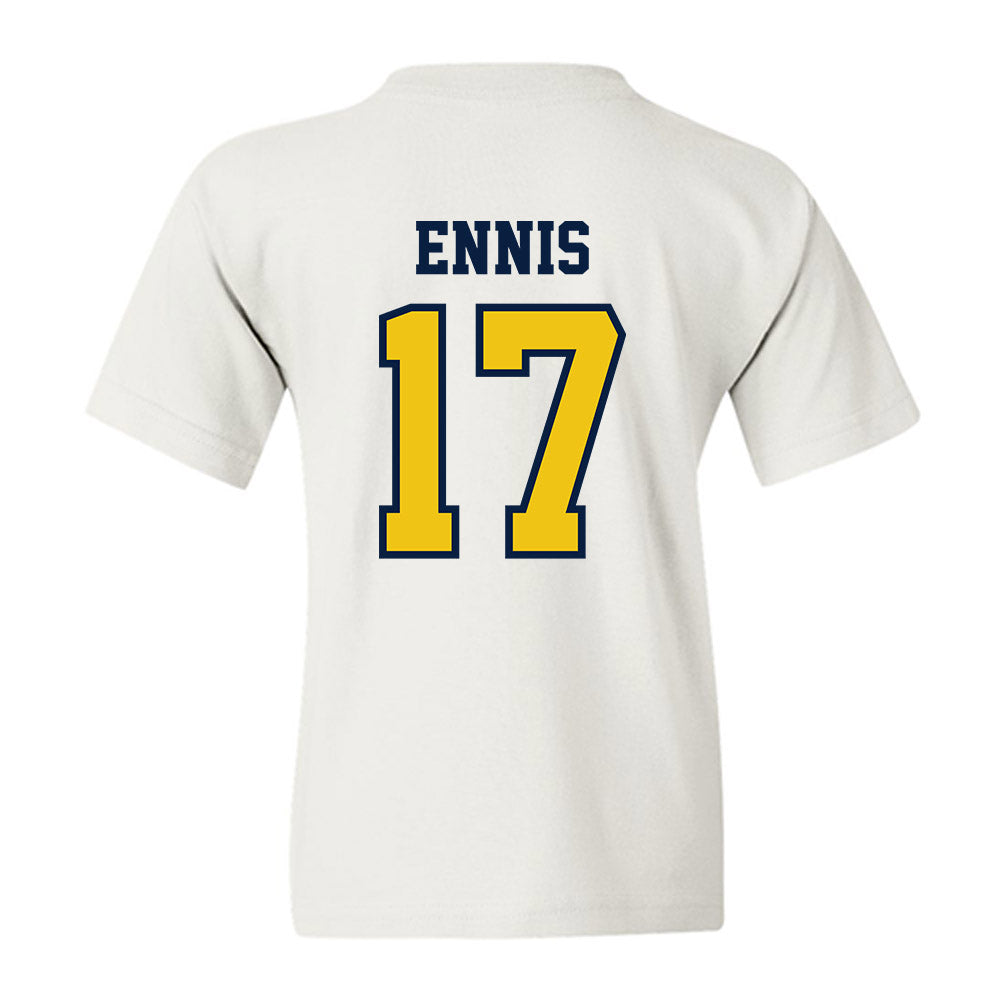 Michigan - NCAA Men's Lacrosse : Justin Ennis - Classic Shersey Youth T-Shirt-1