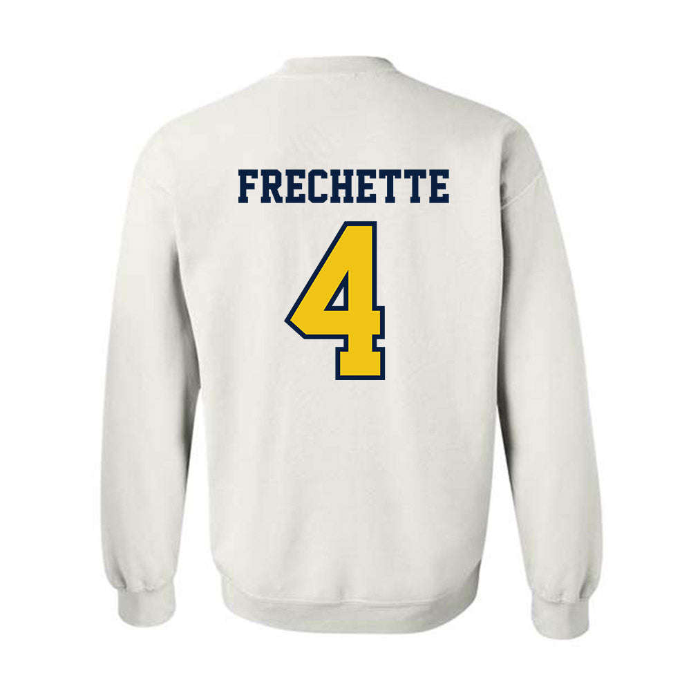 Michigan - NCAA Men's Lacrosse : Michael Frechette - Classic Shersey Crewneck Sweatshirt-1