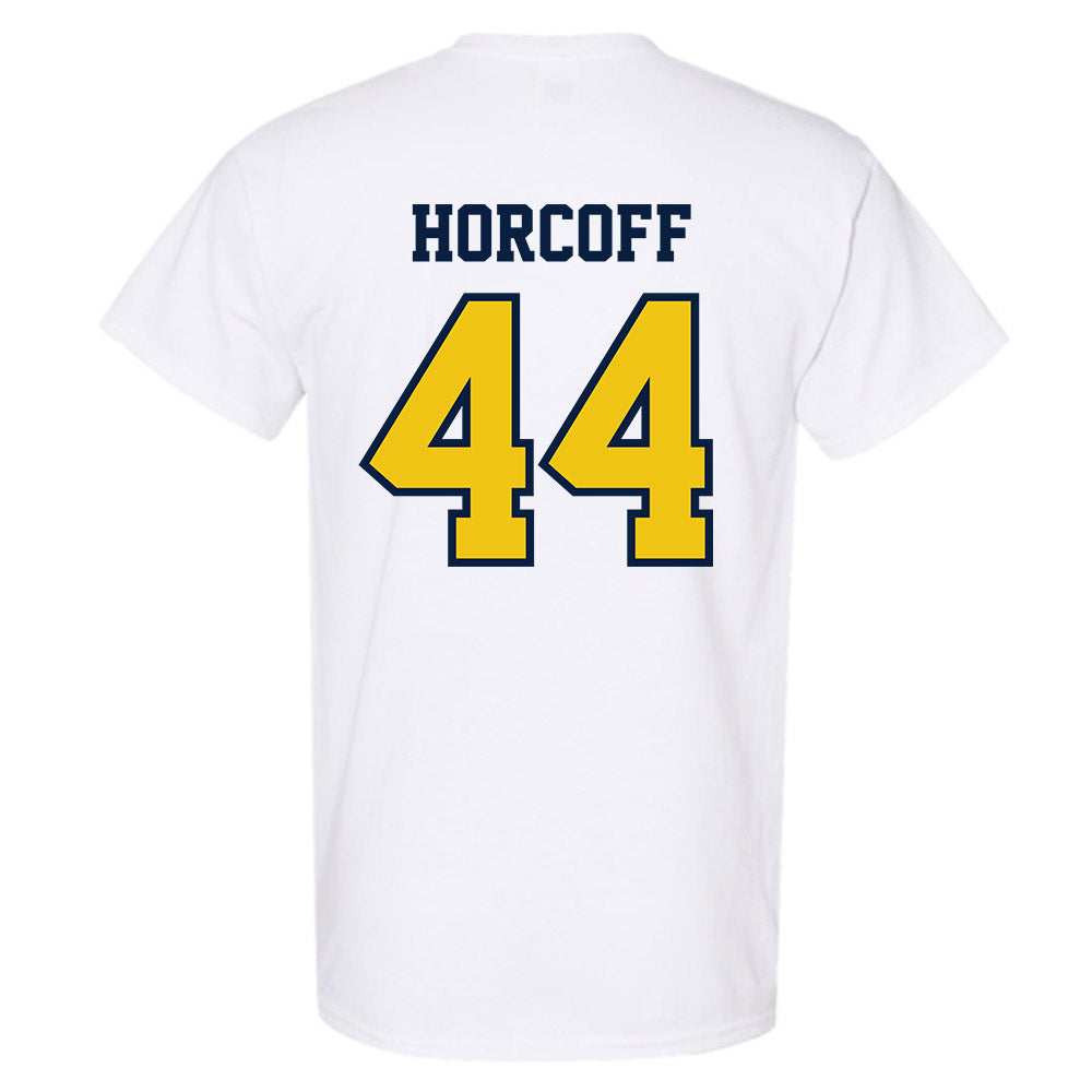 Michigan - NCAA Men's Ice Hockey : Will Horcoff - Classic Shersey T-Shirt-1