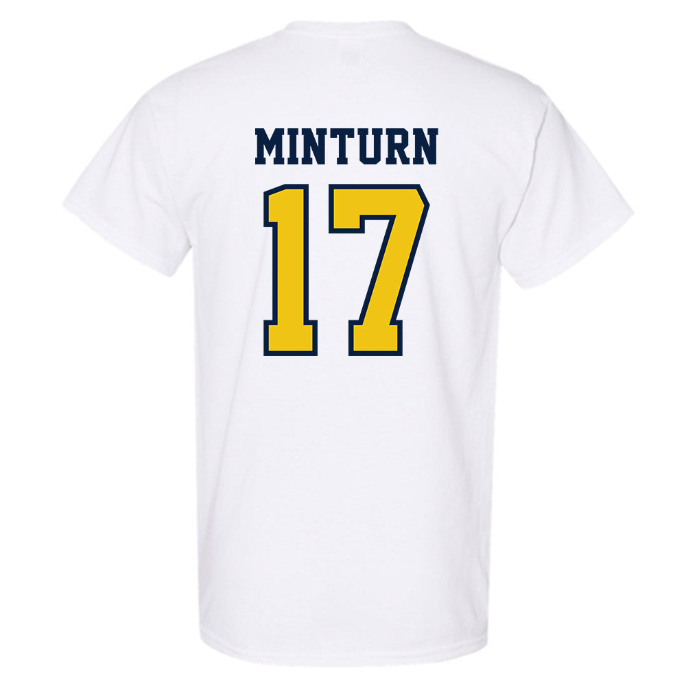 Michigan - NCAA Women's Lacrosse : Megan Minturn - Classic Shersey T-Shirt-1