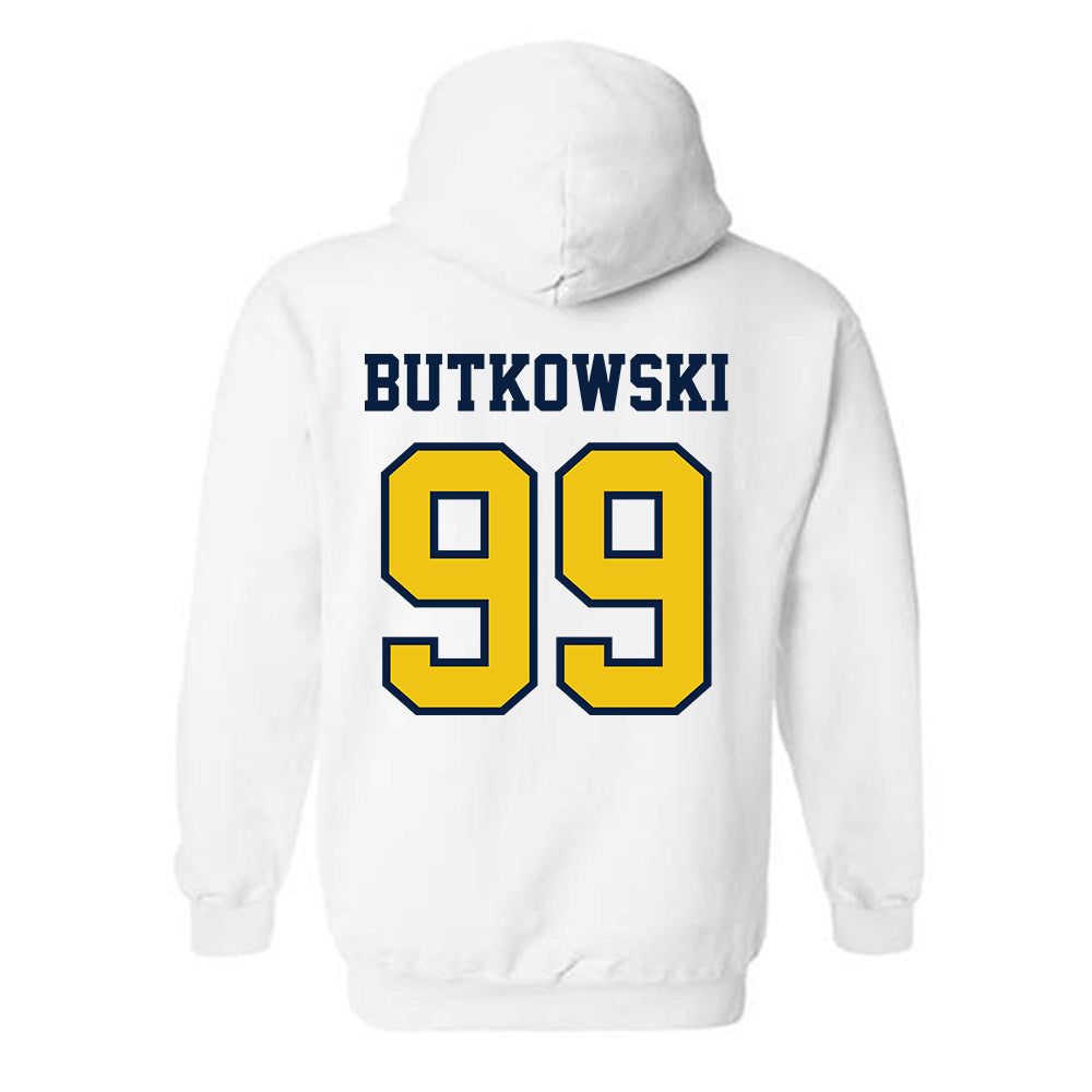Michigan - NCAA Football : Trey Butkowski - Classic Shersey Hooded Sweatshirt-1