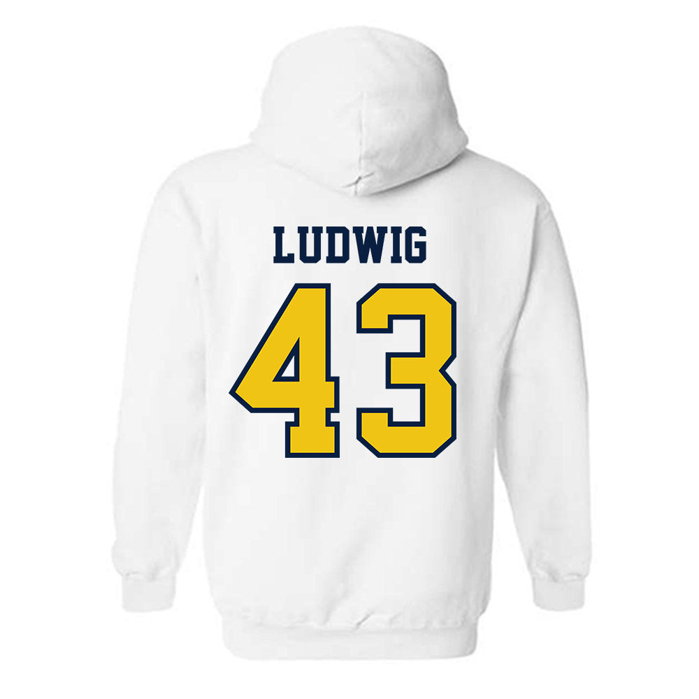Michigan - NCAA Football : Zach Ludwig - Classic Shersey Hooded Sweatshirt-1