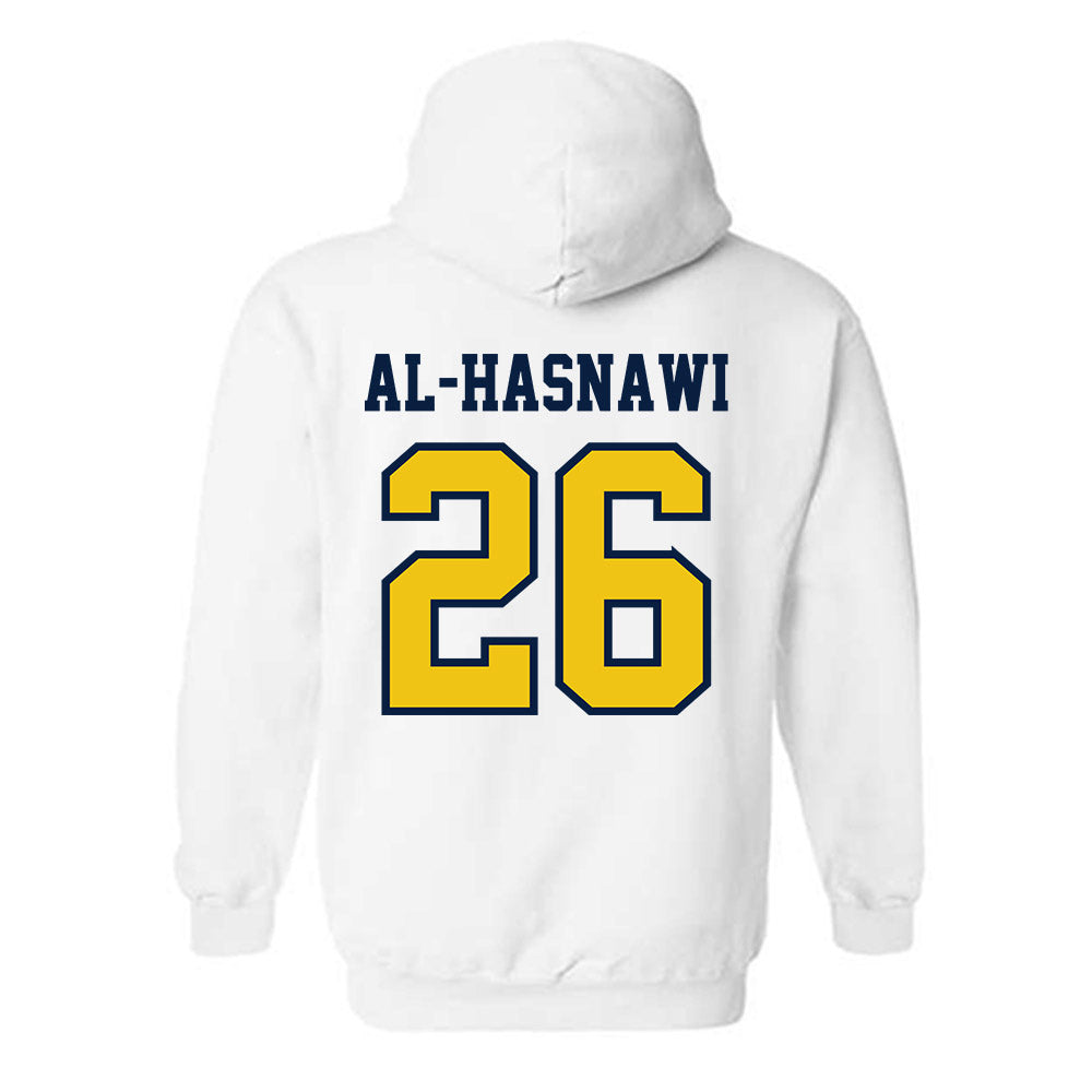 Michigan - NCAA Men's Soccer : Moshtaba Al-Hasnawi - Classic Shersey Hooded Sweatshirt-1
