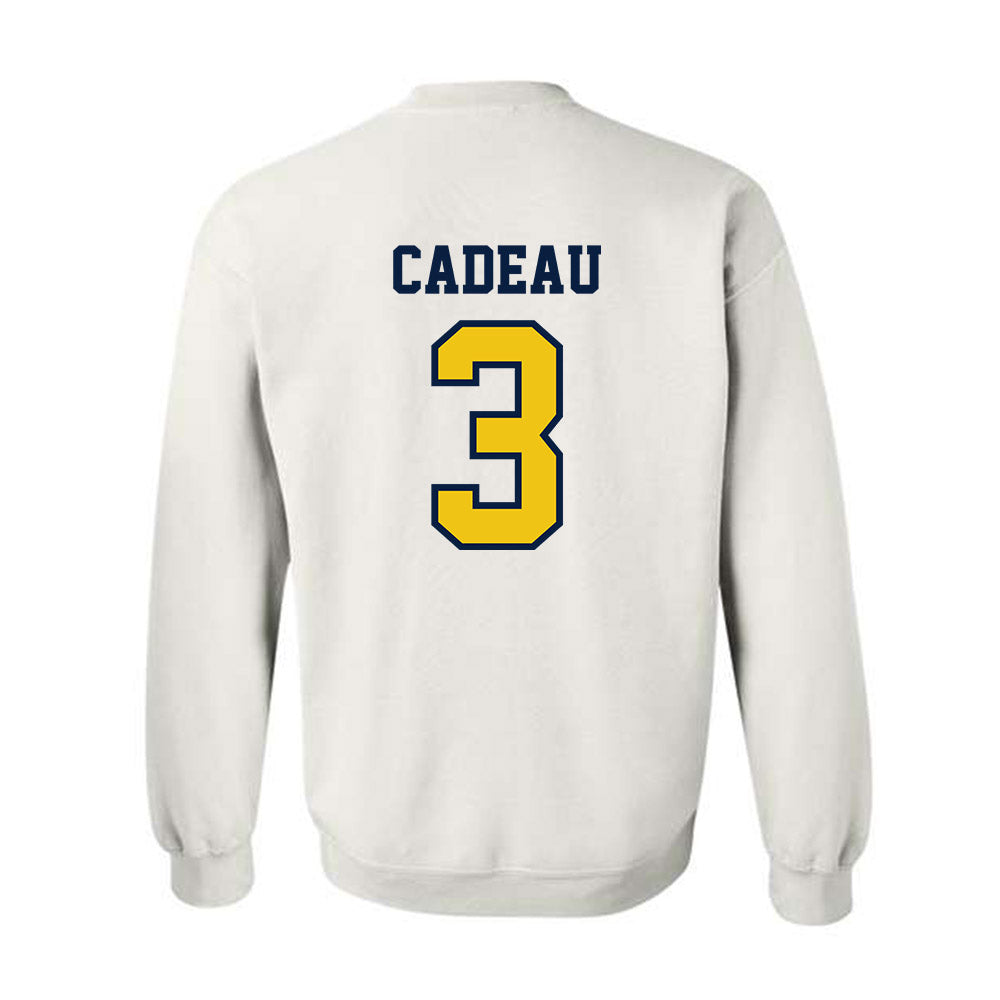 Michigan - NCAA Men's Basketball : Elliot Cadeau - Classic Shersey Crewneck Sweatshirt-1