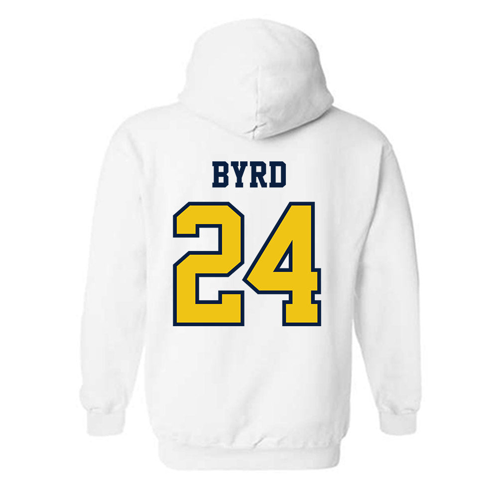 Michigan - NCAA Women's Lacrosse : Caroline Byrd - Classic Shersey Hooded Sweatshirt-1