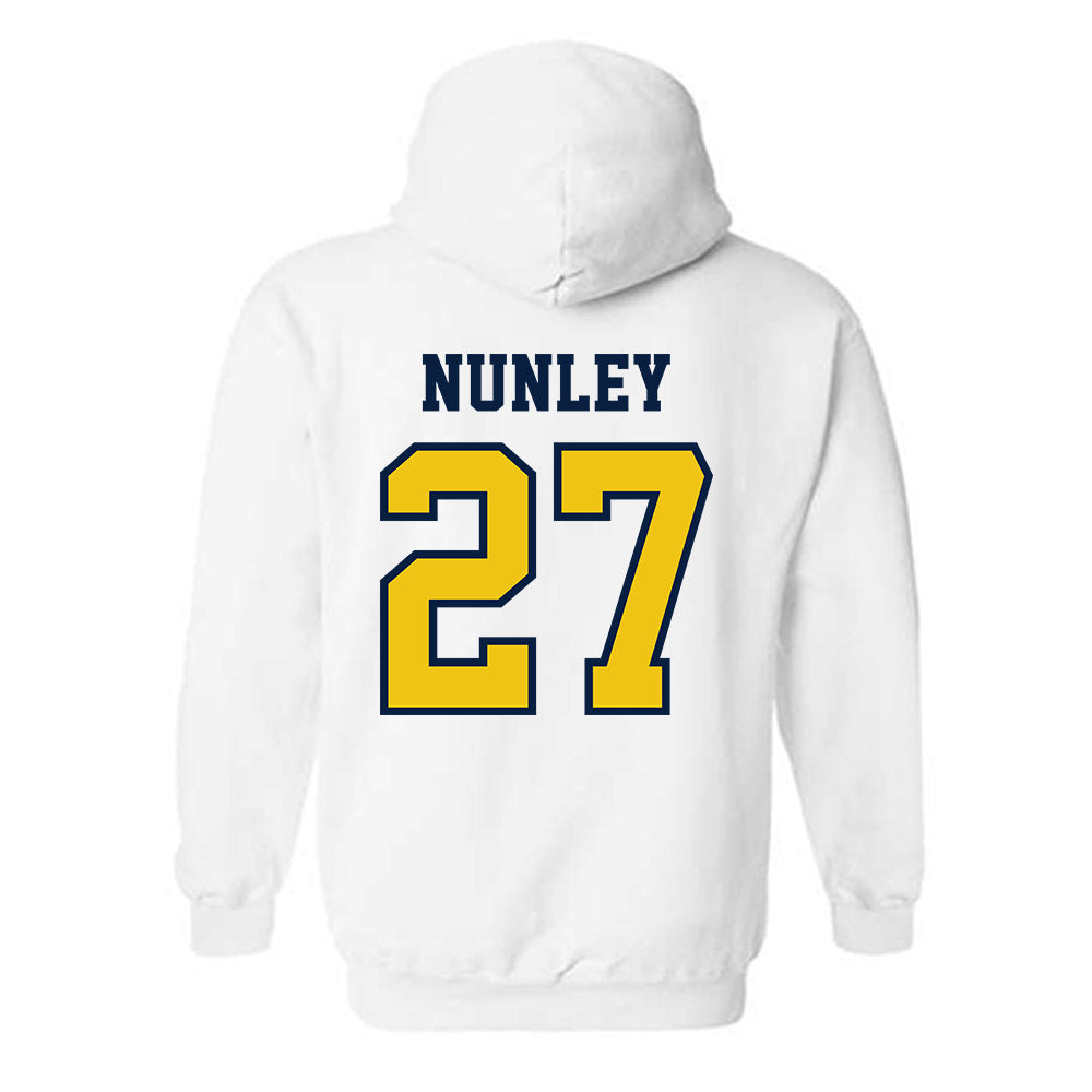 Michigan - NCAA Football : Ernest Nunley - Classic Shersey Hooded Sweatshirt-1