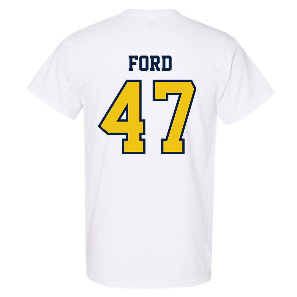 Michigan - NCAA Men's Lacrosse : Josh Ford - Classic Shersey T-Shirt-1