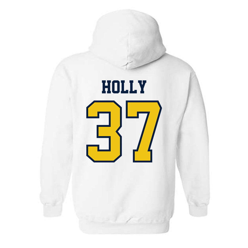 Michigan - NCAA Football : Julius Holly - Classic Shersey Hooded Sweatshirt-1