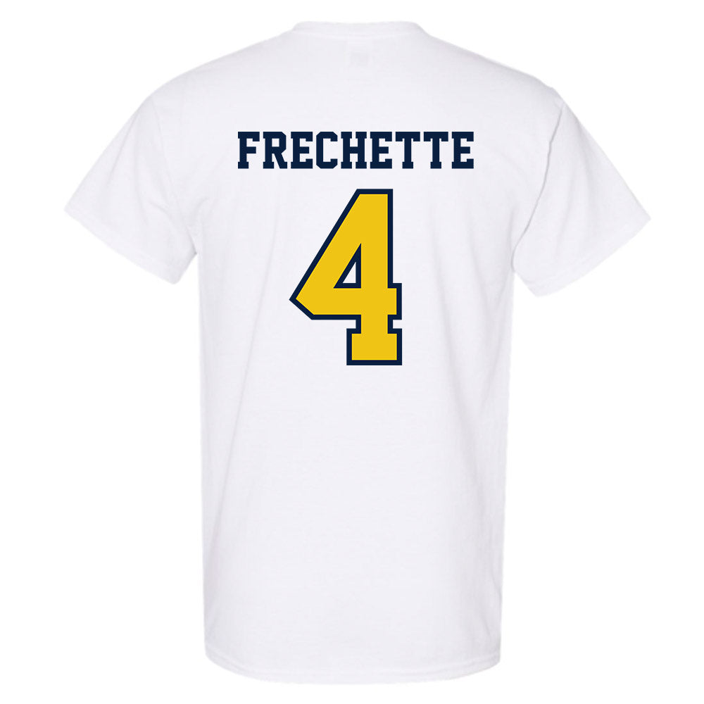 Michigan - NCAA Men's Lacrosse : Michael Frechette - Classic Shersey T-Shirt-1