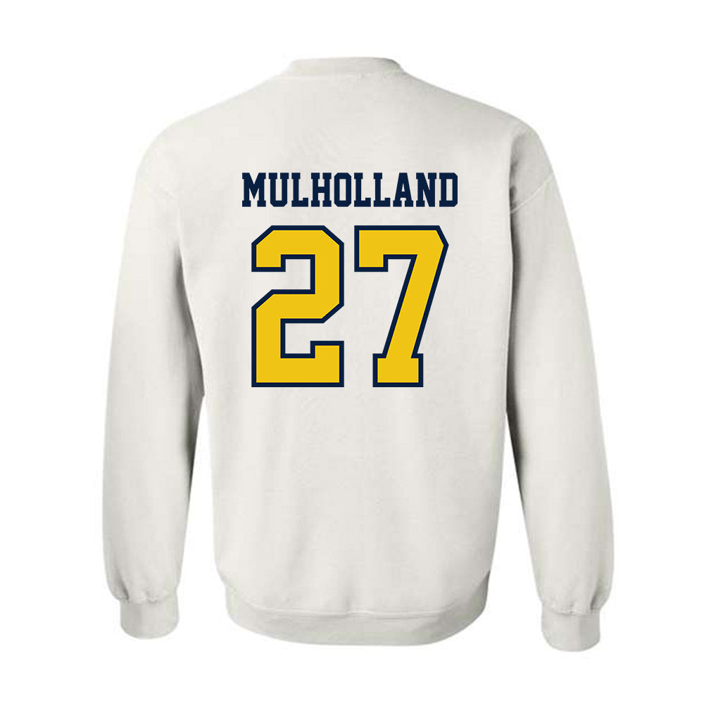 Michigan - NCAA Men's Lacrosse : Aidan Mulholland - Classic Shersey Crewneck Sweatshirt-1