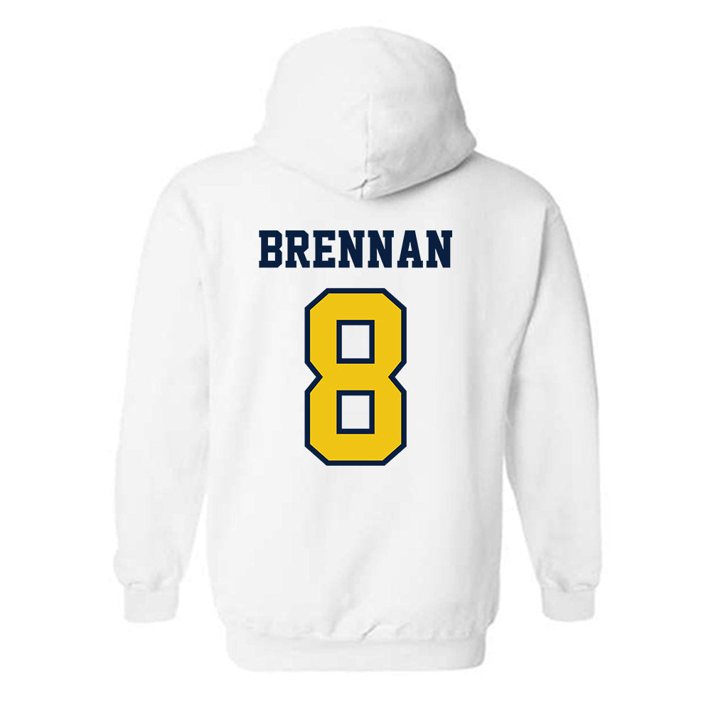 Michigan - NCAA Women's Soccer : Taylor Brennan - Classic Shersey Hooded Sweatshirt-1