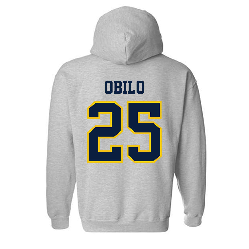 Michigan - NCAA Men's Soccer : Dubem Obilo - Classic Shersey Hooded Sweatshirt-1