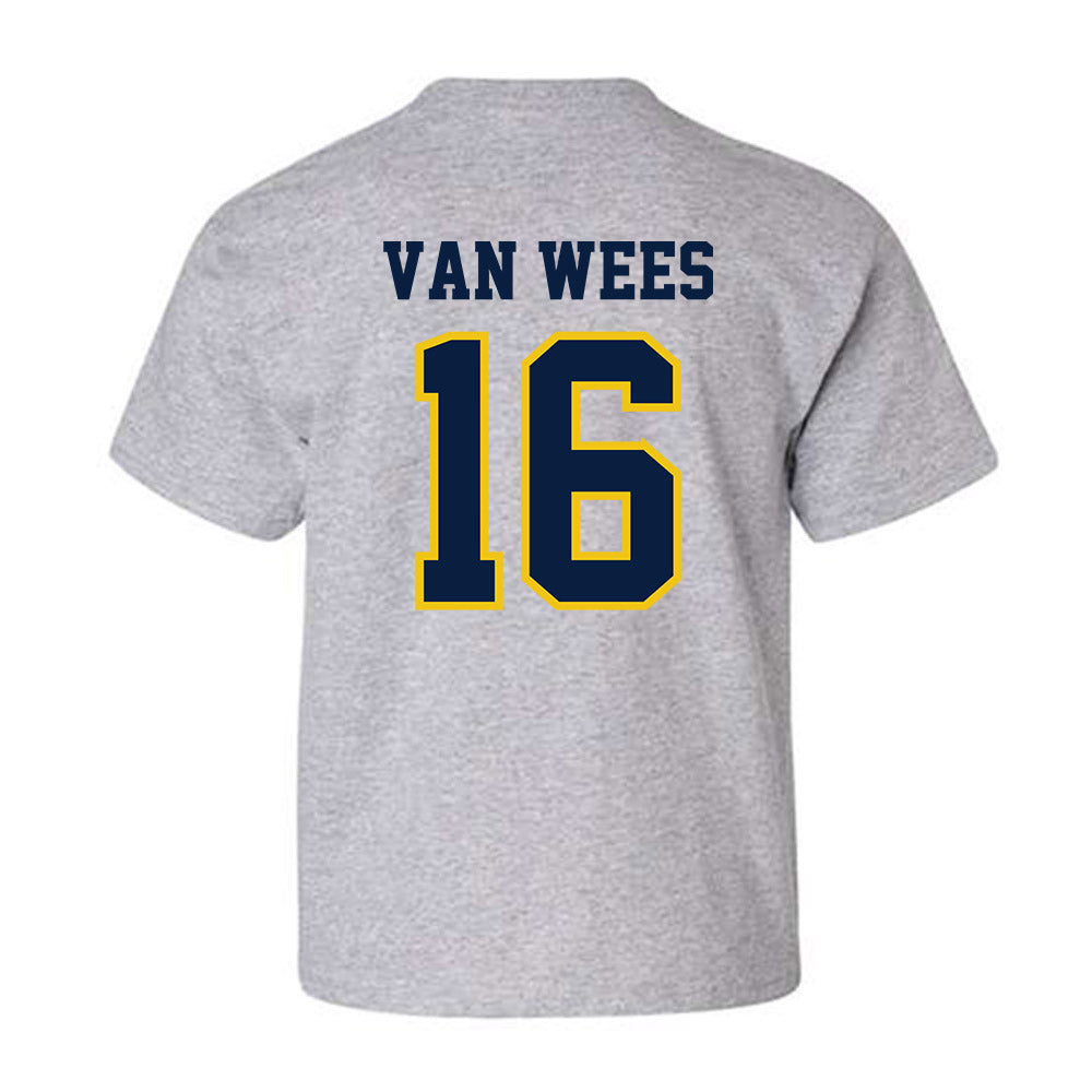 Michigan - NCAA Men's Lacrosse : Kees Van Wees - Classic Shersey Youth T-Shirt-1