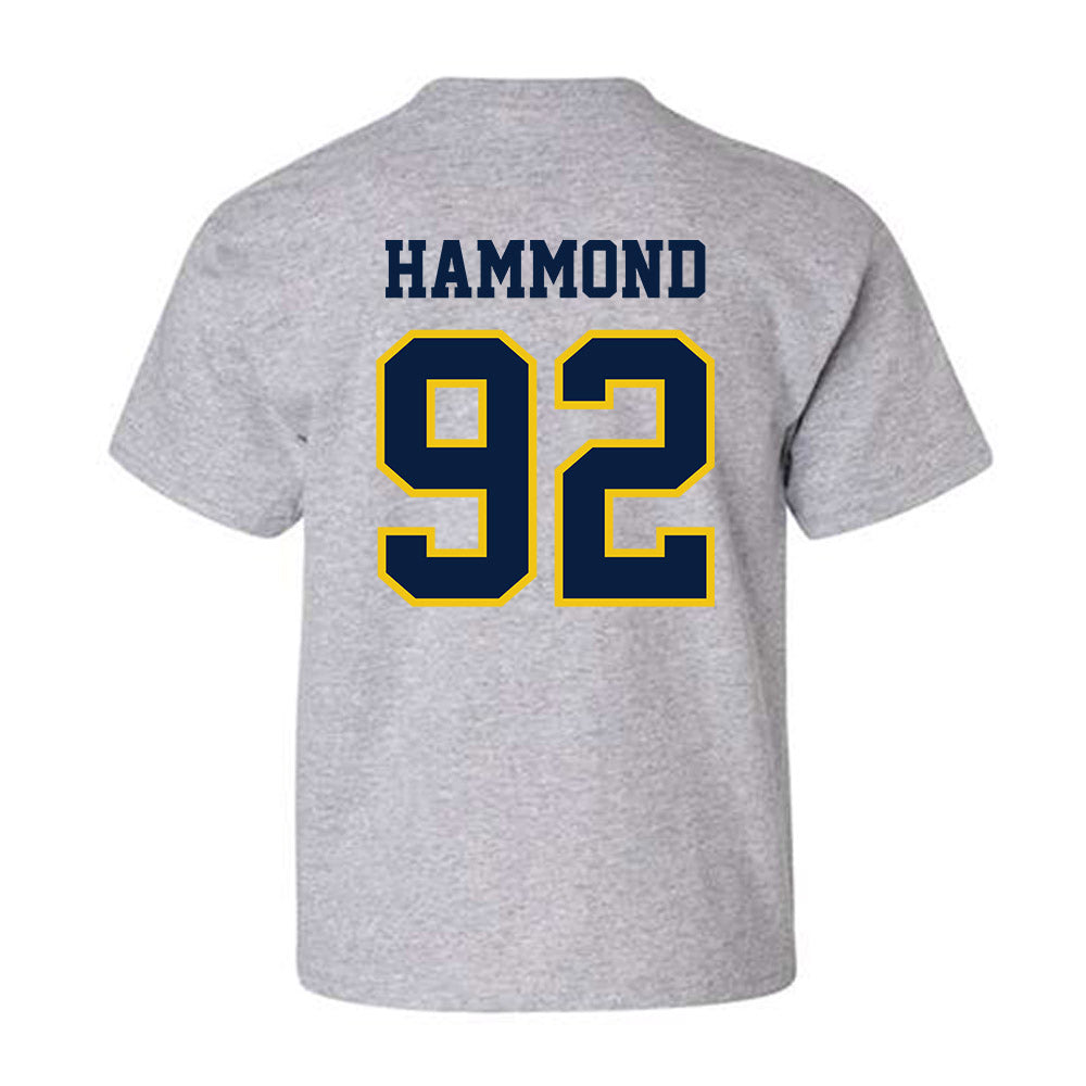 Michigan - NCAA Football : Ted Hammond - Classic Shersey Youth T-Shirt-1