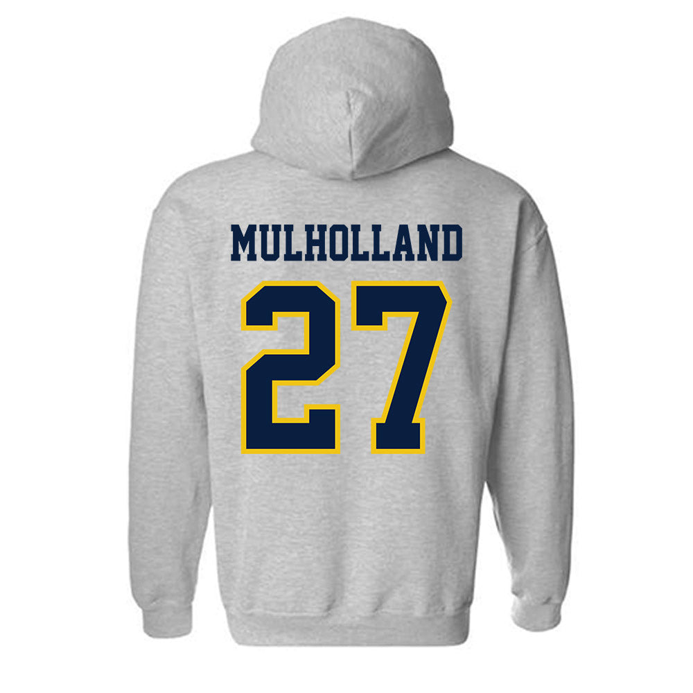 Michigan - NCAA Men's Lacrosse : Aidan Mulholland - Classic Shersey Hooded Sweatshirt-1