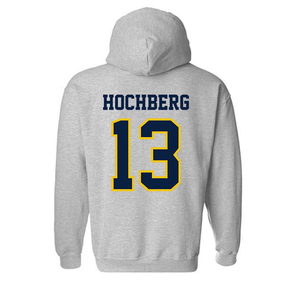 Michigan - NCAA Men's Basketball : Harrison Hochberg - Classic Shersey Hooded Sweatshirt-1