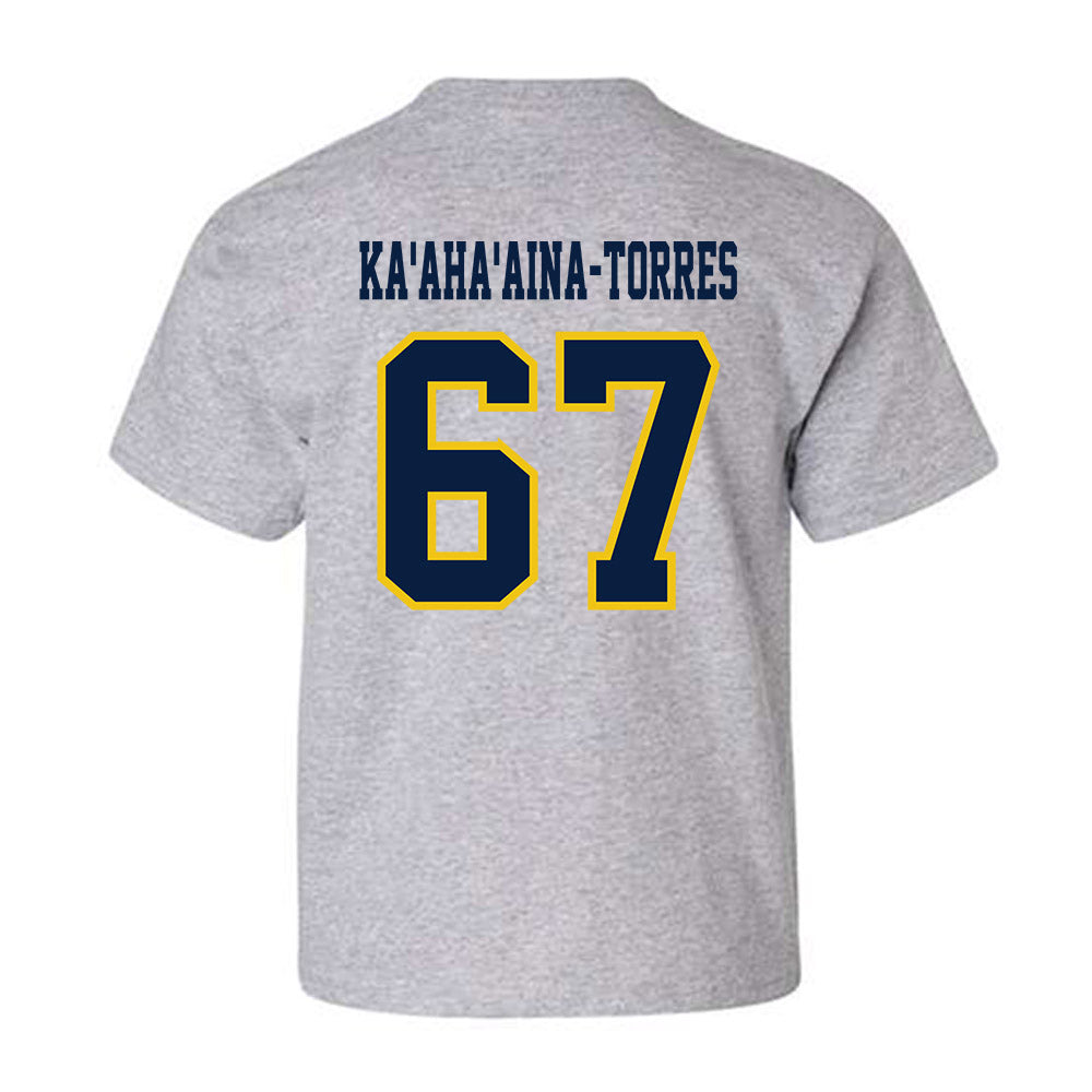 Michigan - NCAA Football : Houston Ka'aha'aina-Torres - Classic Shersey Youth T-Shirt-1