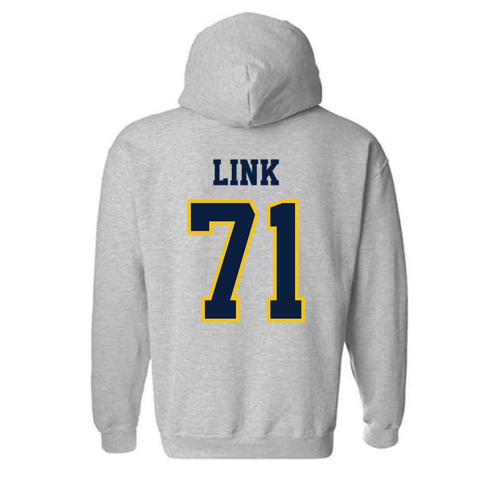 Michigan - NCAA Football : Evan Link - Classic Shersey Hooded Sweatshirt-1