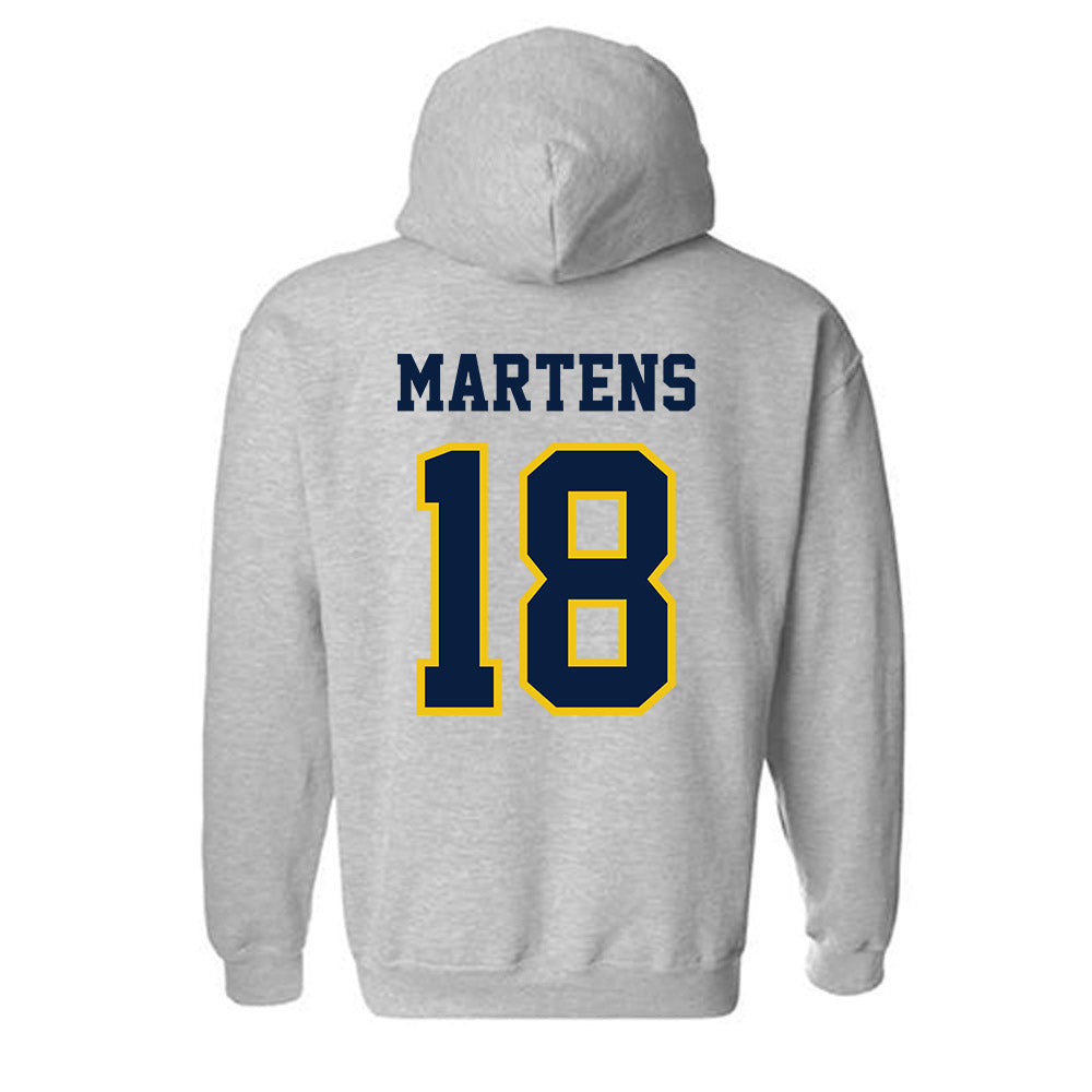 Michigan - NCAA Men's Soccer : Zachary Martens - Classic Shersey Hooded Sweatshirt-1