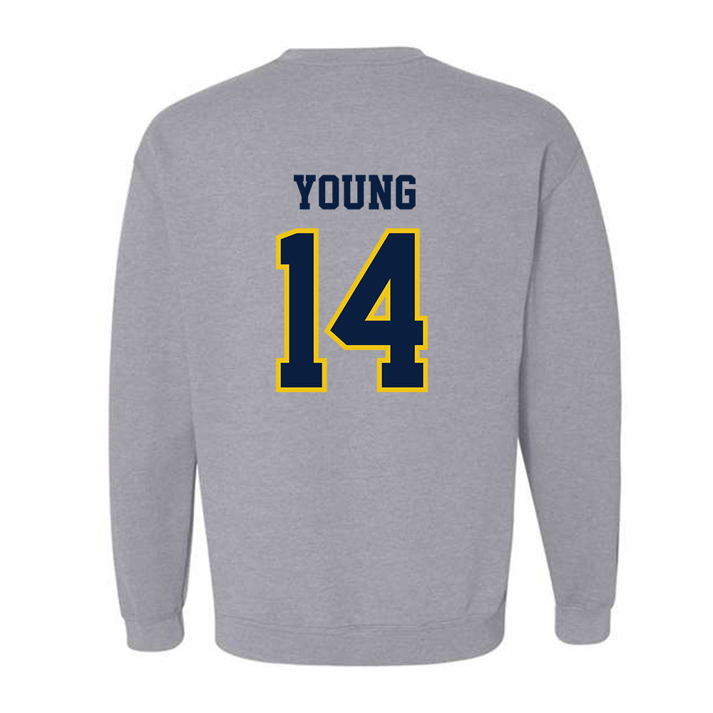 Michigan - NCAA Football : Jordan Young - Classic Shersey Crewneck Sweatshirt-1