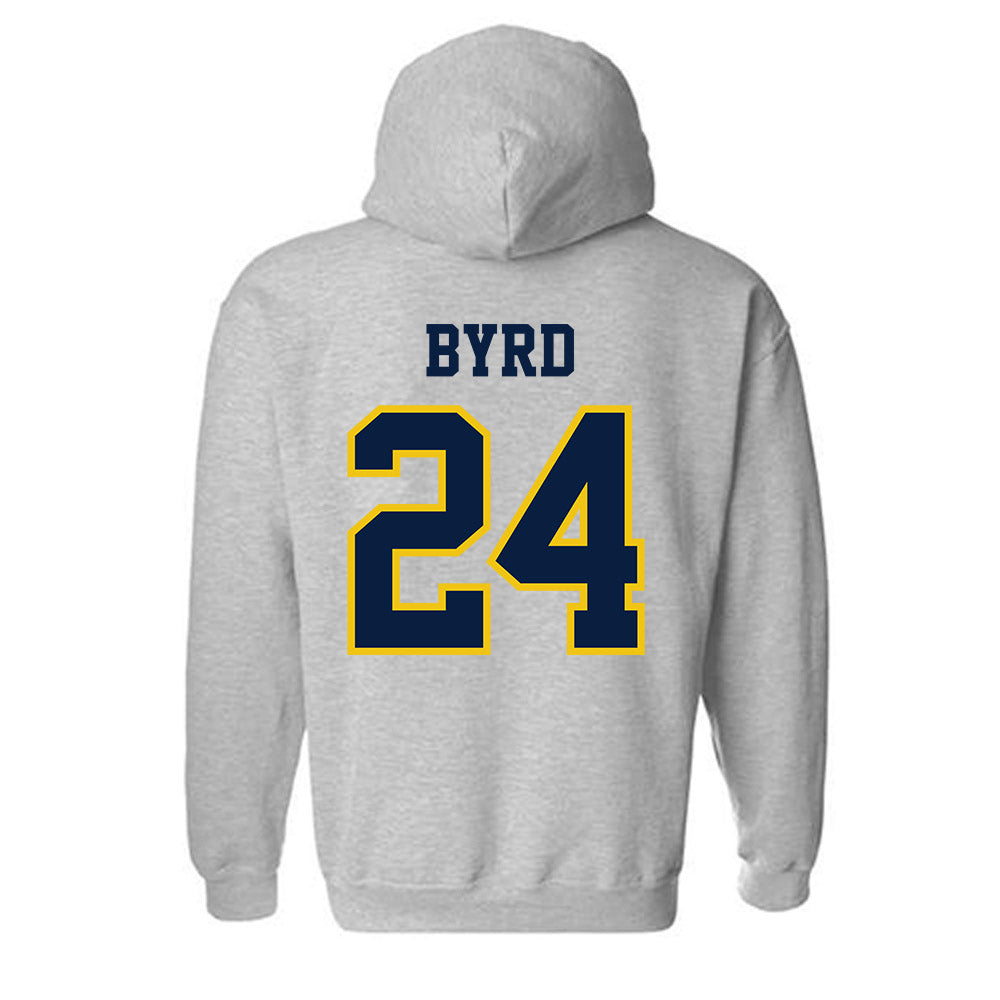 Michigan - NCAA Women's Lacrosse : Caroline Byrd - Classic Shersey Hooded Sweatshirt-1