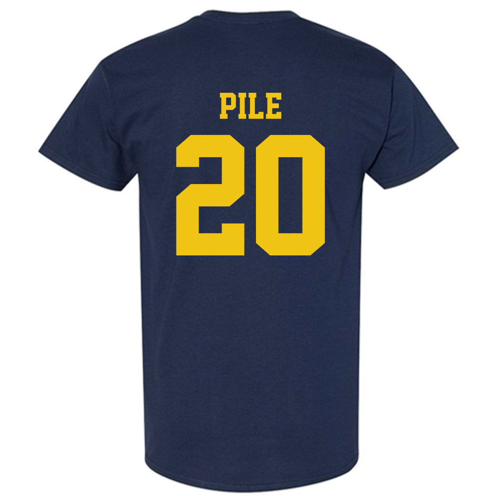 Michigan - NCAA Football : Jaylen Pile - Sports Shersey T-Shirt-1