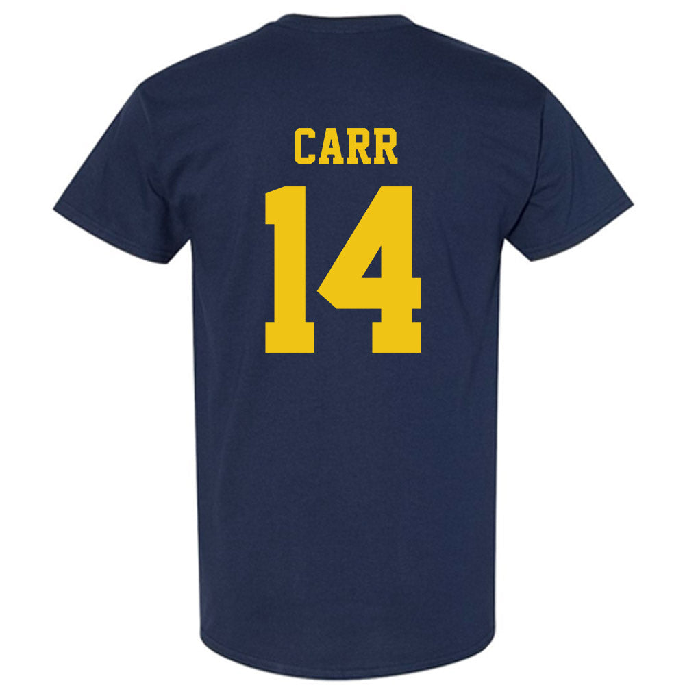 Michigan - NCAA Football : Tommy Carr - Sports Shersey T-Shirt-1