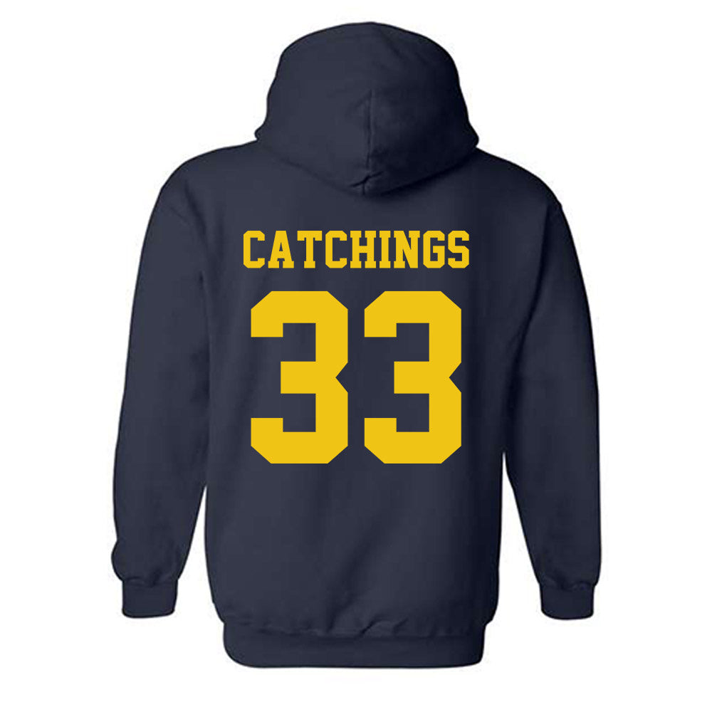Michigan - NCAA Football : Kaden Catchings - Sports Shersey Hooded Sweatshirt-1