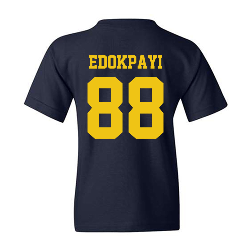 Michigan - NCAA Football : Lugard Edokpayi - Sports Shersey Youth T-Shirt-1