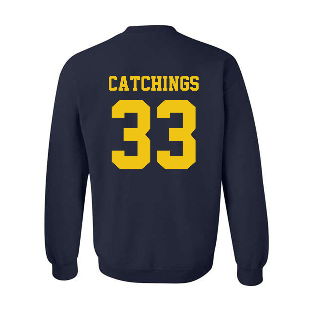 Michigan - NCAA Football : Kaden Catchings - Sports Shersey Crewneck Sweatshirt-1