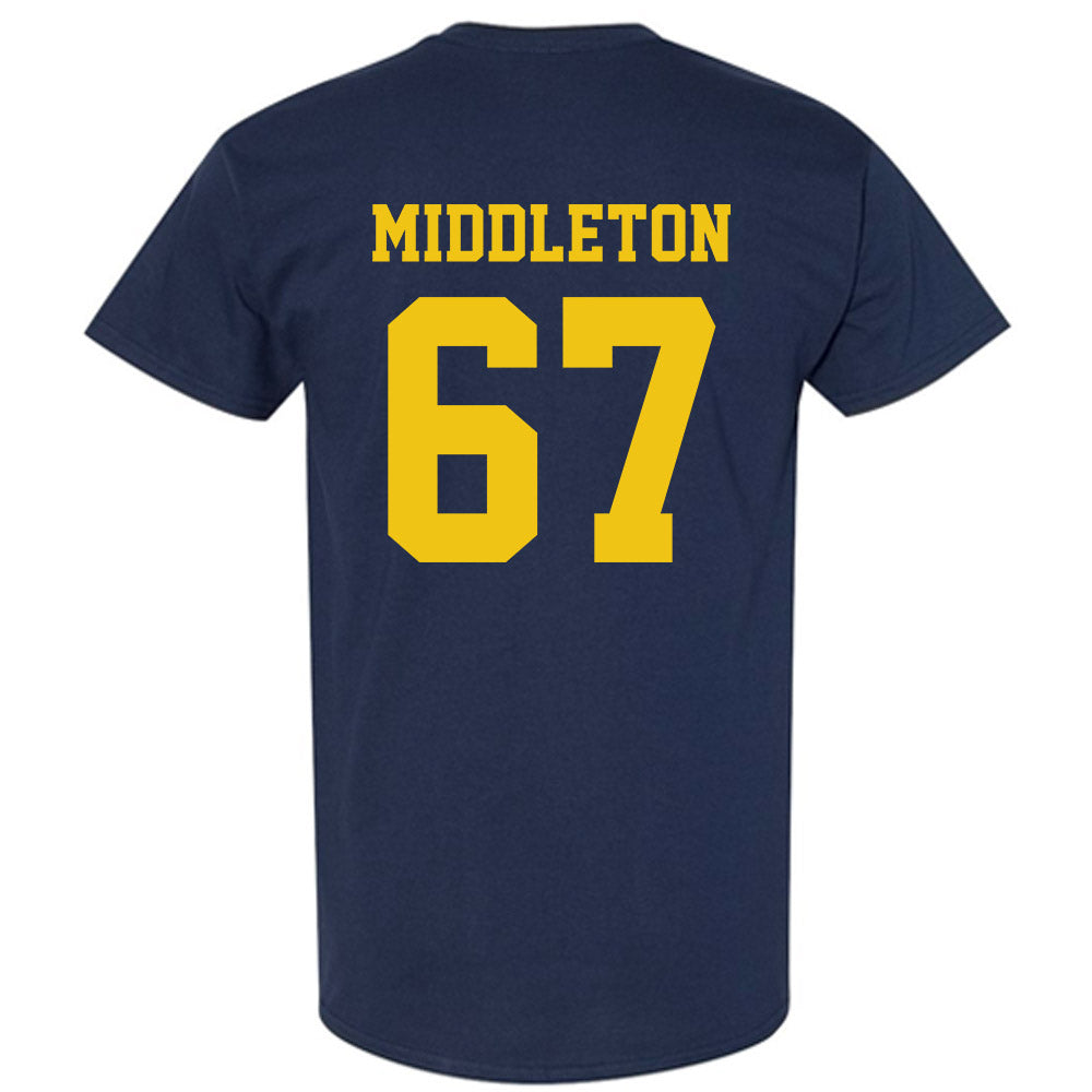 Michigan - NCAA Football : Trent Middleton - Sports Shersey T-Shirt-1